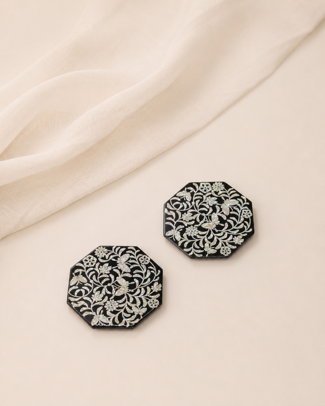 Moon Vine Coasters 2ea ✦ Artisan Line